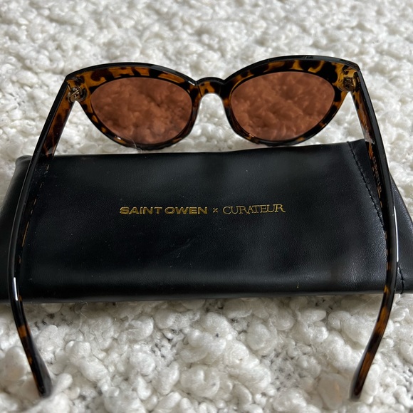 Saint Owen and Curateur Wylde tortoiseshell sunglasses ! main image 9